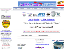 Tablet Screenshot of andscales.com